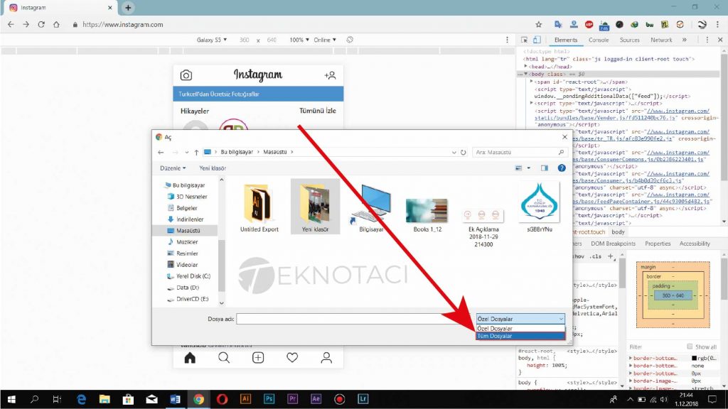 İnstagram Bilgisayardan Resim Yükleme Nasıl Yapılır?