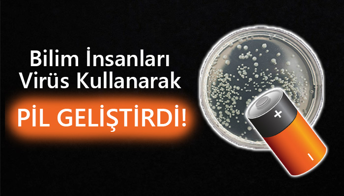 virüs kullanılarak pil geliştirildi