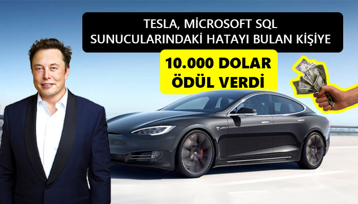 Tesla Açıık Bulan Bir Kişiye 10.000 Dolar Ödül Verdi