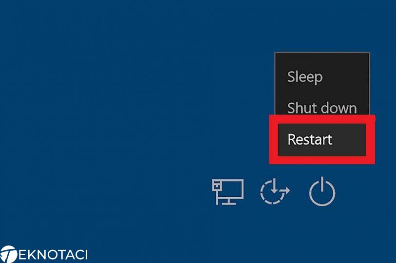 Windows 10 Yeniden Başlatma