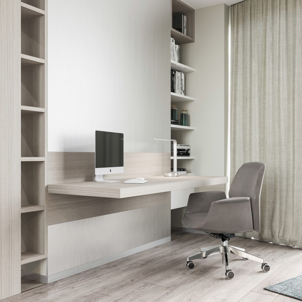 minimal home ofis tasarımı