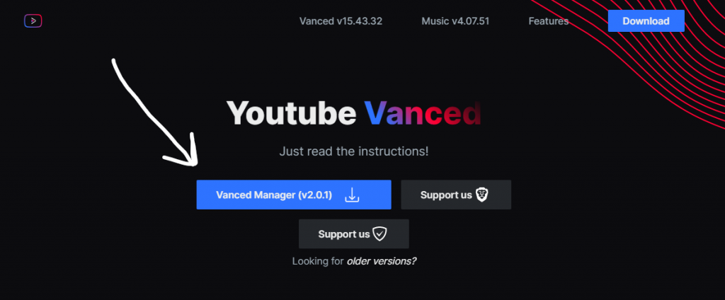 youtube vanced manager