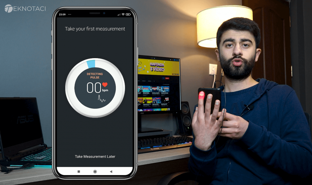 telefon kamerasından nabız ölçme