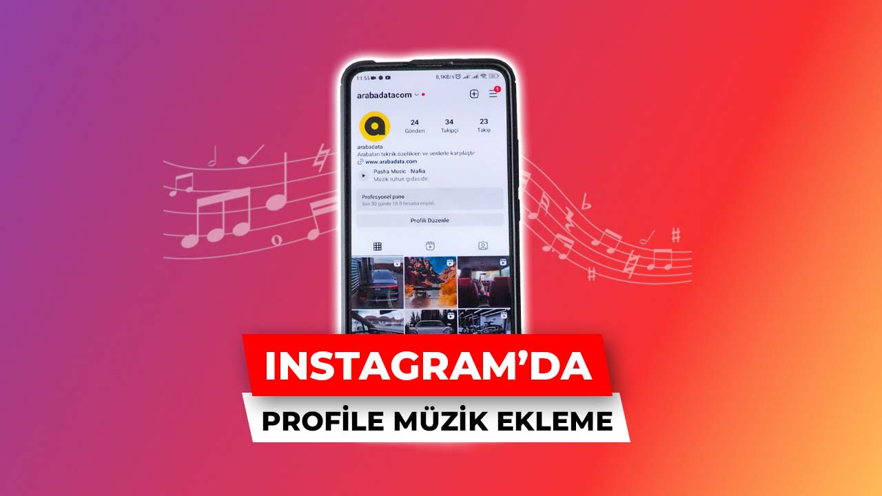 Instagram Profile Müzik Ekleme