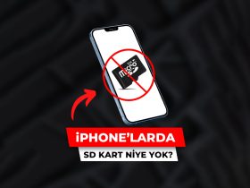 iphone neden sd kart yuvası yok